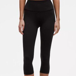 Lululemon Wunder Train High-Rise Crop 21" (Black, W, 8)